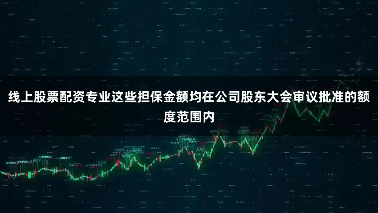 线上股票配资专业这些担保金额均在公司股东大会审议批准的额度范围内