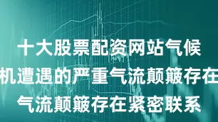 十大股票配资网站气候变化与飞机遭遇的严重气流颠簸存在紧密联系