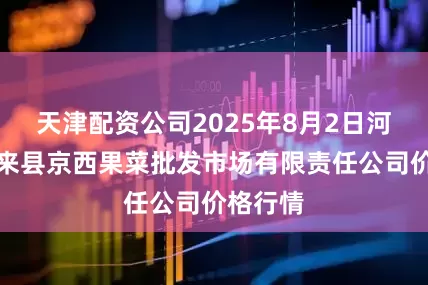 天津配资公司2025年8月2日河北省怀来县京西果菜批发市场有限责任公司价格行情