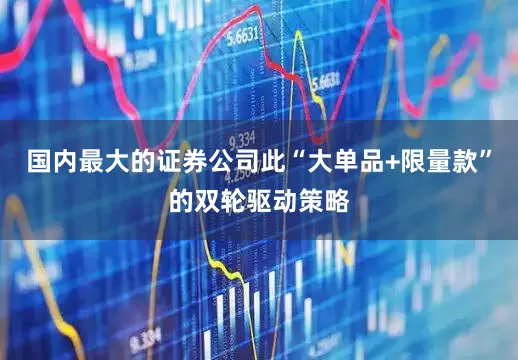 国内最大的证券公司此“大单品+限量款”的双轮驱动策略